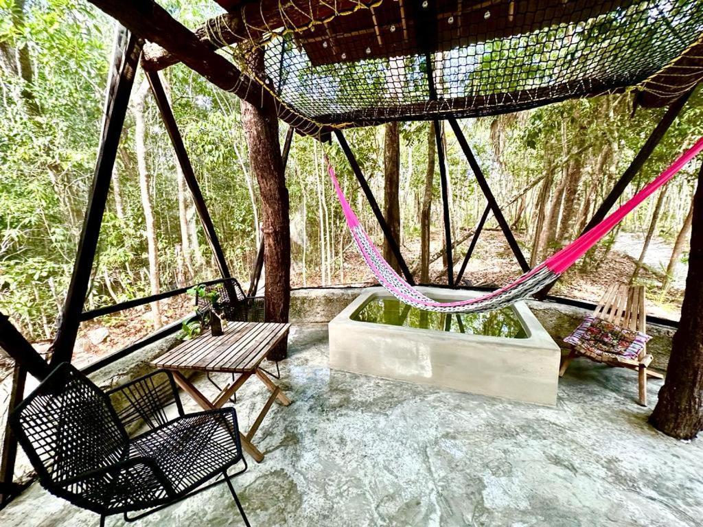 ホテル Casa Costal - Glamping Experience プエルト・モレロス エクステリア 写真