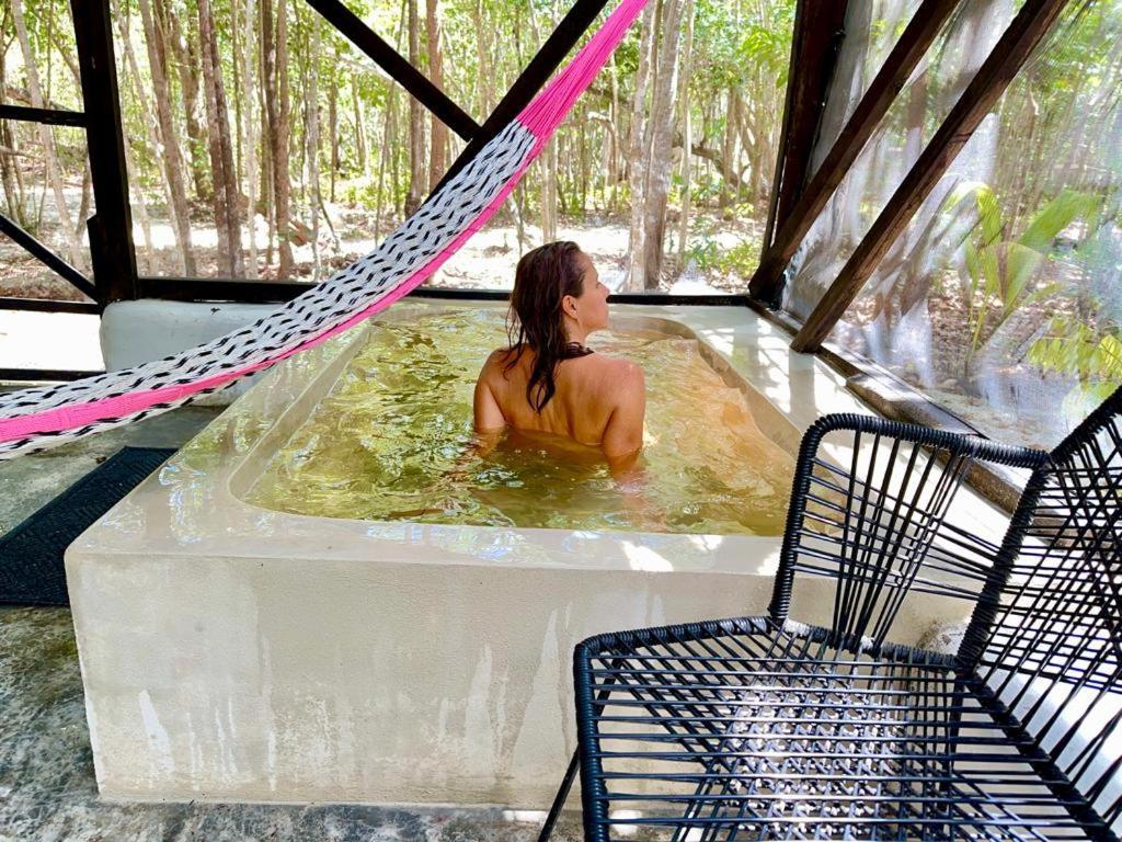 ホテル Casa Costal - Glamping Experience プエルト・モレロス エクステリア 写真